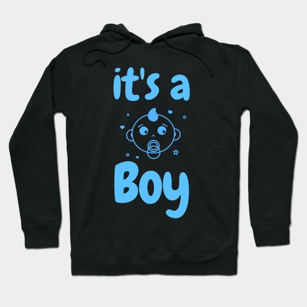 It's a Boy Hoodie by WR Merch Design